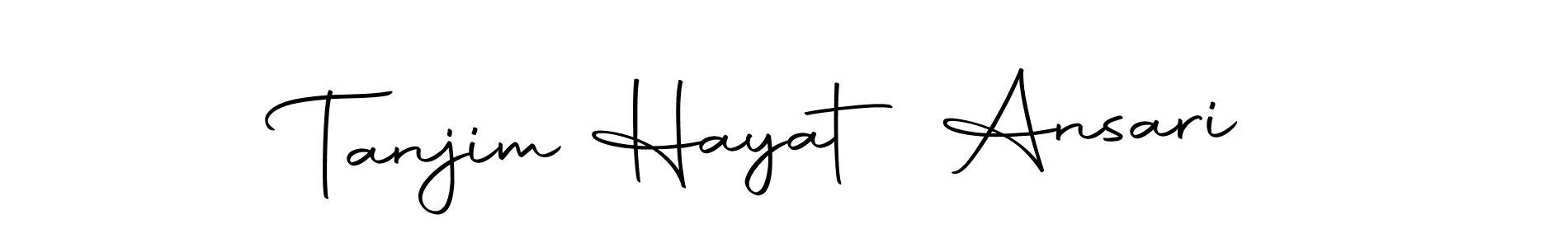 Use a signature maker to create a handwritten signature online. With this signature software, you can design (Autography-DOLnW) your own signature for name Tanjim Hayat Ansari. Tanjim Hayat Ansari signature style 10 images and pictures png