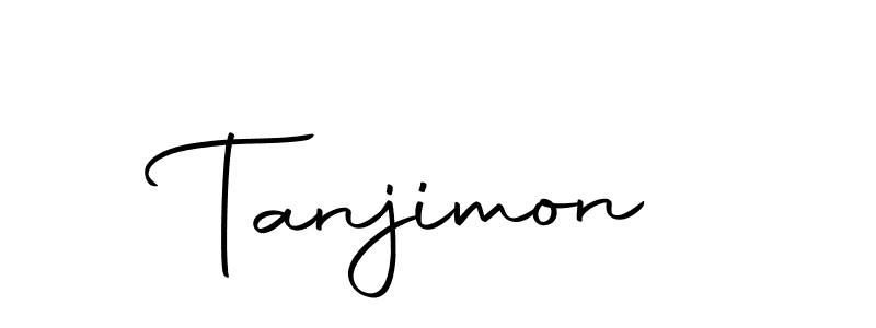 How to make Tanjimon name signature. Use Autography-DOLnW style for creating short signs online. This is the latest handwritten sign. Tanjimon signature style 10 images and pictures png