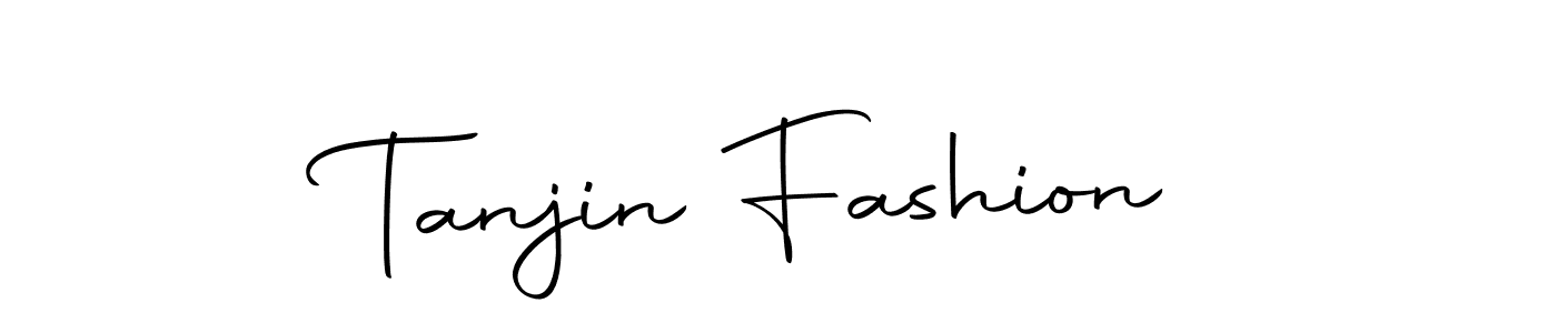 Design your own signature with our free online signature maker. With this signature software, you can create a handwritten (Autography-DOLnW) signature for name Tanjin Fashion. Tanjin Fashion signature style 10 images and pictures png