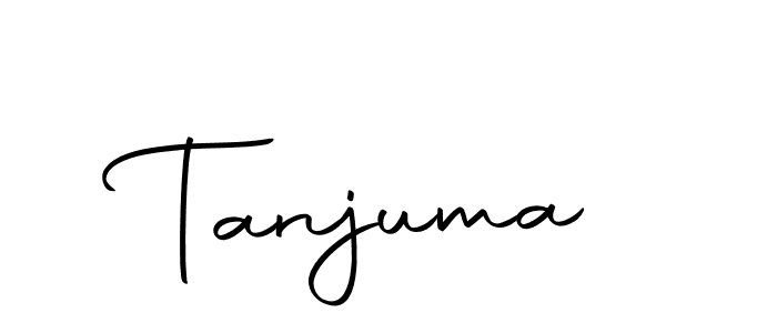 Make a beautiful signature design for name Tanjuma. Use this online signature maker to create a handwritten signature for free. Tanjuma signature style 10 images and pictures png