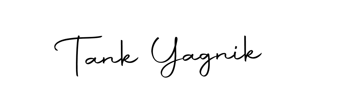 Design your own signature with our free online signature maker. With this signature software, you can create a handwritten (Autography-DOLnW) signature for name Tank Yagnik. Tank Yagnik signature style 10 images and pictures png