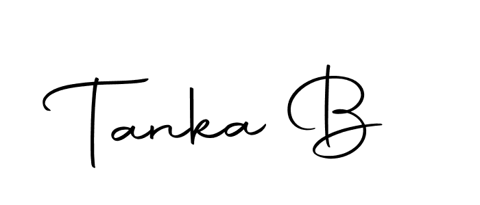 Use a signature maker to create a handwritten signature online. With this signature software, you can design (Autography-DOLnW) your own signature for name Tanka B. Tanka B signature style 10 images and pictures png