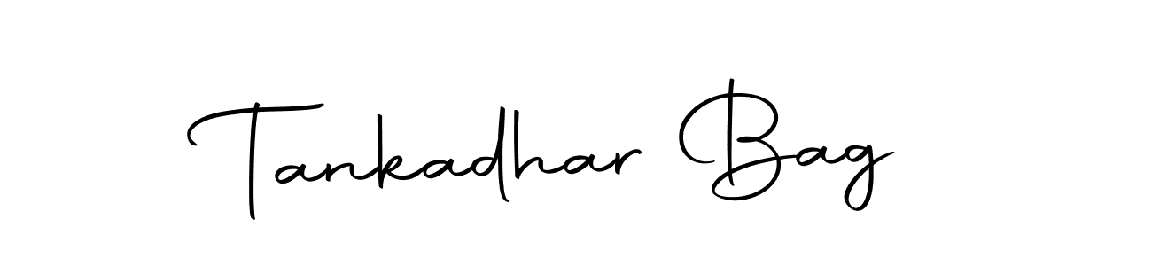 Design your own signature with our free online signature maker. With this signature software, you can create a handwritten (Autography-DOLnW) signature for name Tankadhar Bag. Tankadhar Bag signature style 10 images and pictures png