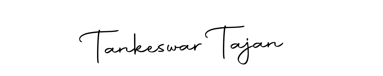 The best way (Autography-DOLnW) to make a short signature is to pick only two or three words in your name. The name Tankeswar Tajan include a total of six letters. For converting this name. Tankeswar Tajan signature style 10 images and pictures png