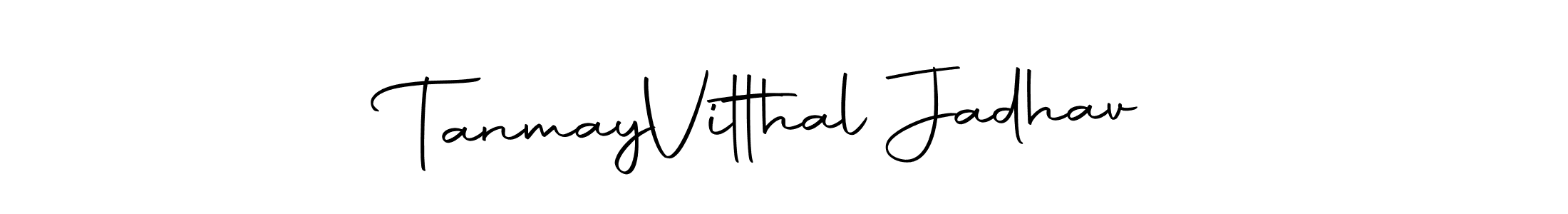 Make a beautiful signature design for name Tanmay  Vitthal Jadhav. Use this online signature maker to create a handwritten signature for free. Tanmay  Vitthal Jadhav signature style 10 images and pictures png