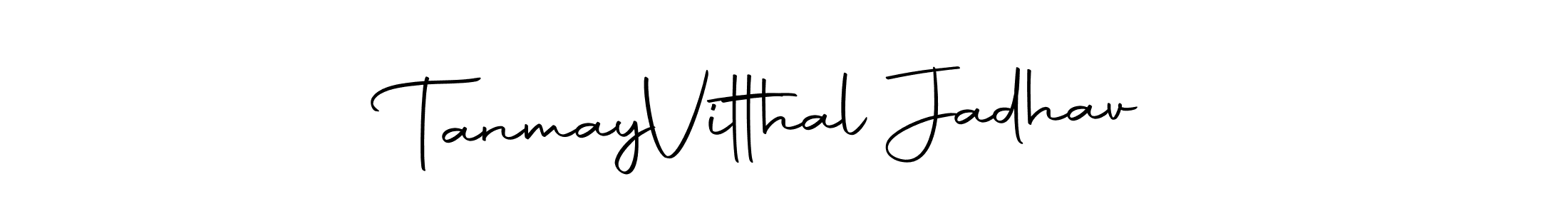 Make a beautiful signature design for name Tanmay  Vitthal Jadhav. With this signature (Autography-DOLnW) style, you can create a handwritten signature for free. Tanmay  Vitthal Jadhav signature style 10 images and pictures png