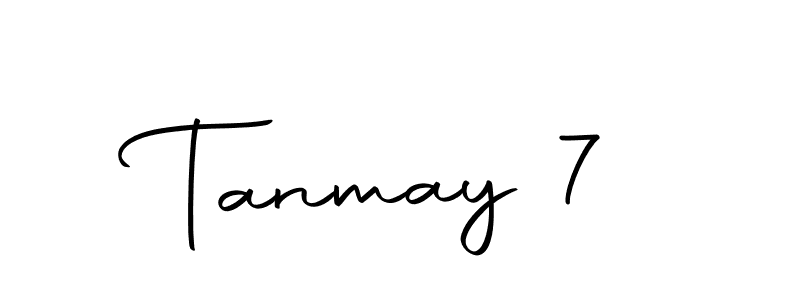 How to make Tanmay 7 signature? Autography-DOLnW is a professional autograph style. Create handwritten signature for Tanmay 7 name. Tanmay 7 signature style 10 images and pictures png