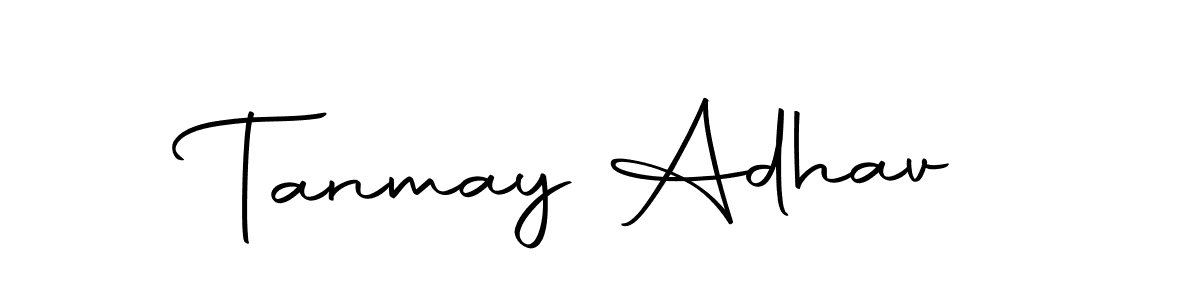 Autography-DOLnW is a professional signature style that is perfect for those who want to add a touch of class to their signature. It is also a great choice for those who want to make their signature more unique. Get Tanmay Adhav name to fancy signature for free. Tanmay Adhav signature style 10 images and pictures png
