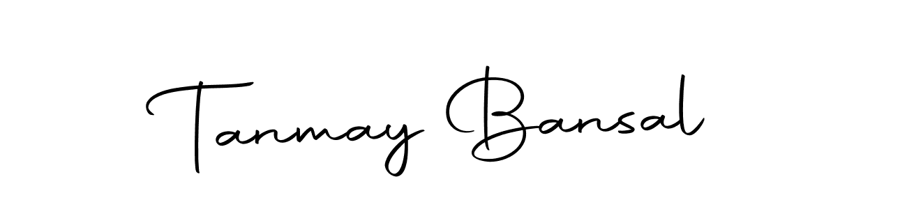 Use a signature maker to create a handwritten signature online. With this signature software, you can design (Autography-DOLnW) your own signature for name Tanmay Bansal. Tanmay Bansal signature style 10 images and pictures png