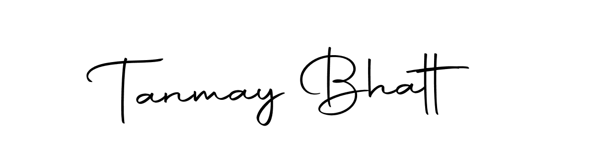 Create a beautiful signature design for name Tanmay Bhatt. With this signature (Autography-DOLnW) fonts, you can make a handwritten signature for free. Tanmay Bhatt signature style 10 images and pictures png