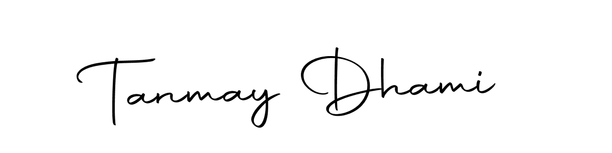 Design your own signature with our free online signature maker. With this signature software, you can create a handwritten (Autography-DOLnW) signature for name Tanmay Dhami. Tanmay Dhami signature style 10 images and pictures png