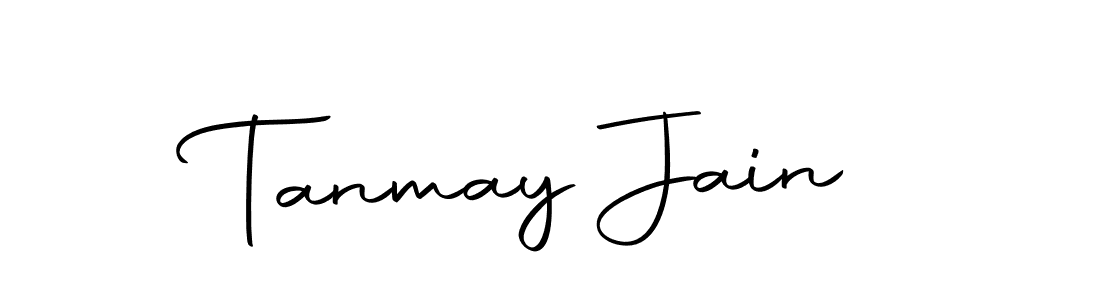 Create a beautiful signature design for name Tanmay Jain. With this signature (Autography-DOLnW) fonts, you can make a handwritten signature for free. Tanmay Jain signature style 10 images and pictures png