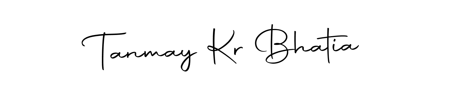 if you are searching for the best signature style for your name Tanmay Kr Bhatia. so please give up your signature search. here we have designed multiple signature styles  using Autography-DOLnW. Tanmay Kr Bhatia signature style 10 images and pictures png