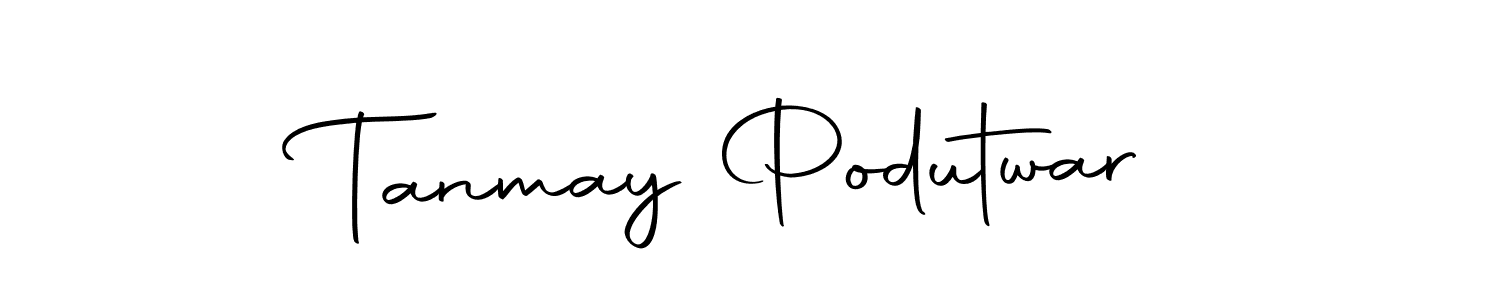 This is the best signature style for the Tanmay Podutwar name. Also you like these signature font (Autography-DOLnW). Mix name signature. Tanmay Podutwar signature style 10 images and pictures png