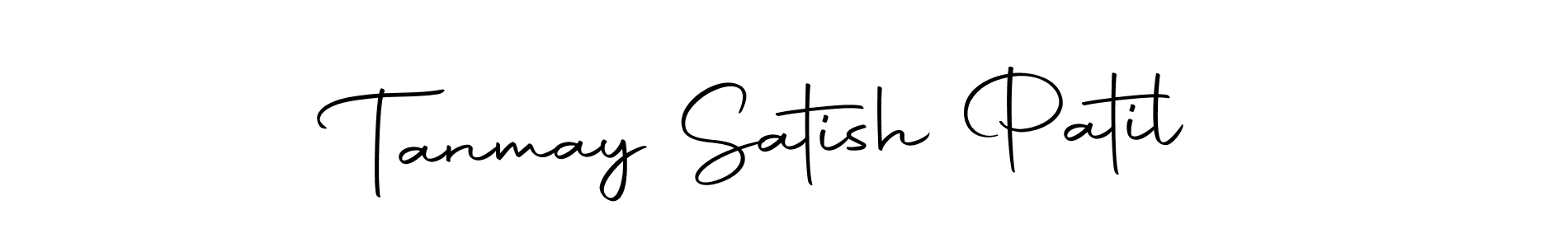Make a beautiful signature design for name Tanmay Satish Patil. With this signature (Autography-DOLnW) style, you can create a handwritten signature for free. Tanmay Satish Patil signature style 10 images and pictures png