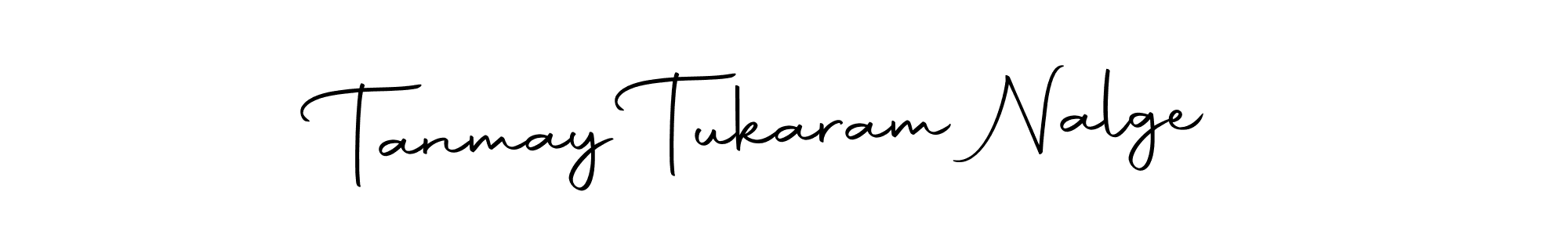 Create a beautiful signature design for name Tanmay Tukaram Nalge. With this signature (Autography-DOLnW) fonts, you can make a handwritten signature for free. Tanmay Tukaram Nalge signature style 10 images and pictures png