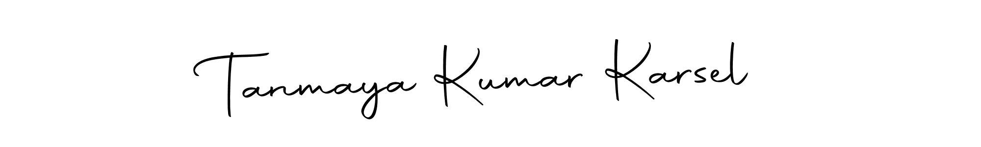 How to make Tanmaya Kumar Karsel signature? Autography-DOLnW is a professional autograph style. Create handwritten signature for Tanmaya Kumar Karsel name. Tanmaya Kumar Karsel signature style 10 images and pictures png