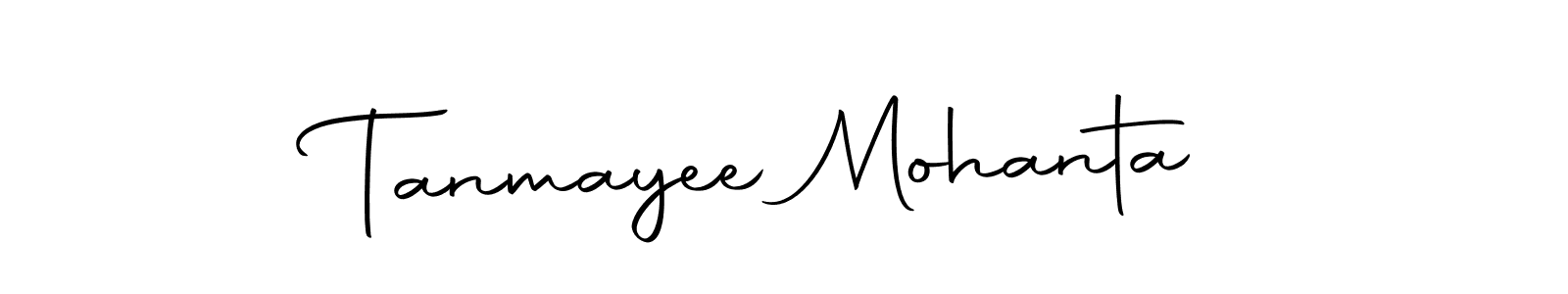 Make a beautiful signature design for name Tanmayee Mohanta. With this signature (Autography-DOLnW) style, you can create a handwritten signature for free. Tanmayee Mohanta signature style 10 images and pictures png