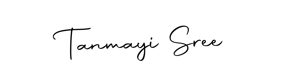 How to make Tanmayi Sree name signature. Use Autography-DOLnW style for creating short signs online. This is the latest handwritten sign. Tanmayi Sree signature style 10 images and pictures png