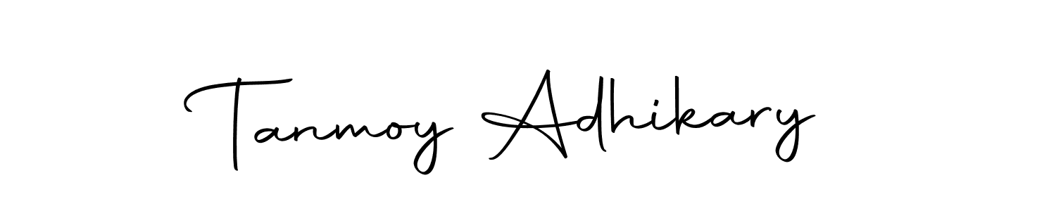 Make a beautiful signature design for name Tanmoy Adhikary. With this signature (Autography-DOLnW) style, you can create a handwritten signature for free. Tanmoy Adhikary signature style 10 images and pictures png