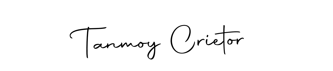 Make a beautiful signature design for name Tanmoy Crietor. With this signature (Autography-DOLnW) style, you can create a handwritten signature for free. Tanmoy Crietor signature style 10 images and pictures png