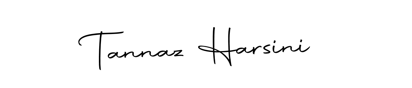 Create a beautiful signature design for name Tannaz Harsini. With this signature (Autography-DOLnW) fonts, you can make a handwritten signature for free. Tannaz Harsini signature style 10 images and pictures png