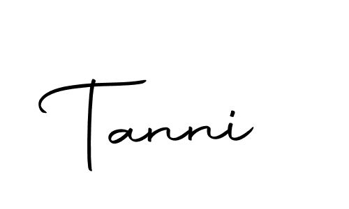 Create a beautiful signature design for name Tanni. With this signature (Autography-DOLnW) fonts, you can make a handwritten signature for free. Tanni signature style 10 images and pictures png