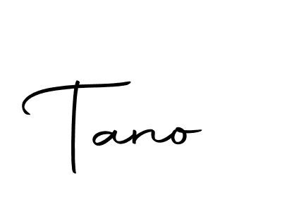 Create a beautiful signature design for name Tano. With this signature (Autography-DOLnW) fonts, you can make a handwritten signature for free. Tano signature style 10 images and pictures png