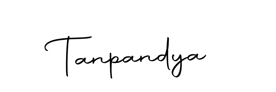 You should practise on your own different ways (Autography-DOLnW) to write your name (Tanpandya) in signature. don't let someone else do it for you. Tanpandya signature style 10 images and pictures png