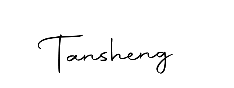Use a signature maker to create a handwritten signature online. With this signature software, you can design (Autography-DOLnW) your own signature for name Tansheng. Tansheng signature style 10 images and pictures png