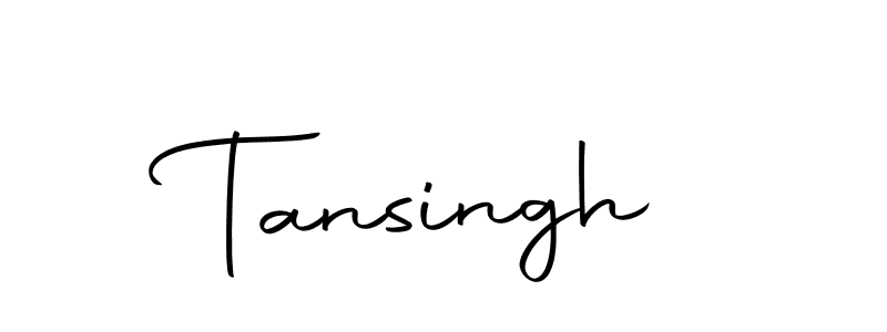 Design your own signature with our free online signature maker. With this signature software, you can create a handwritten (Autography-DOLnW) signature for name Tansingh. Tansingh signature style 10 images and pictures png