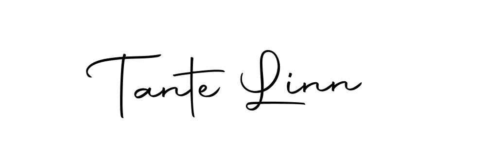 Make a beautiful signature design for name Tante Linn. With this signature (Autography-DOLnW) style, you can create a handwritten signature for free. Tante Linn signature style 10 images and pictures png