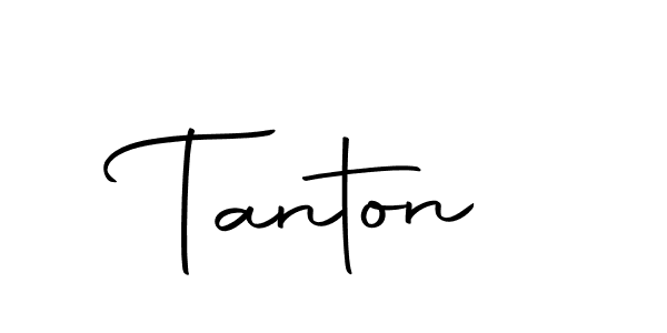 Create a beautiful signature design for name Tanton. With this signature (Autography-DOLnW) fonts, you can make a handwritten signature for free. Tanton signature style 10 images and pictures png