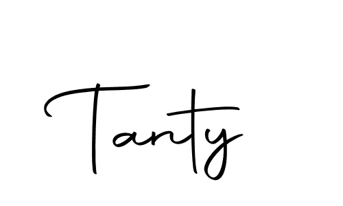 Tanty stylish signature style. Best Handwritten Sign (Autography-DOLnW) for my name. Handwritten Signature Collection Ideas for my name Tanty. Tanty signature style 10 images and pictures png