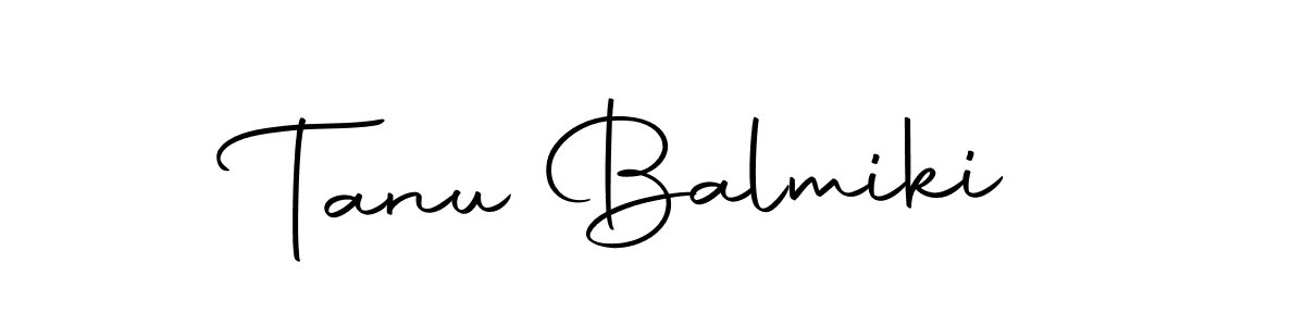 It looks lik you need a new signature style for name Tanu Balmiki. Design unique handwritten (Autography-DOLnW) signature with our free signature maker in just a few clicks. Tanu Balmiki signature style 10 images and pictures png