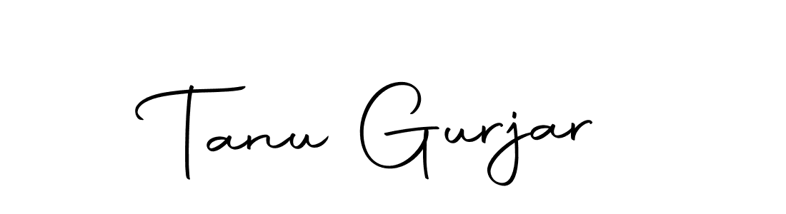 How to make Tanu Gurjar signature? Autography-DOLnW is a professional autograph style. Create handwritten signature for Tanu Gurjar name. Tanu Gurjar signature style 10 images and pictures png