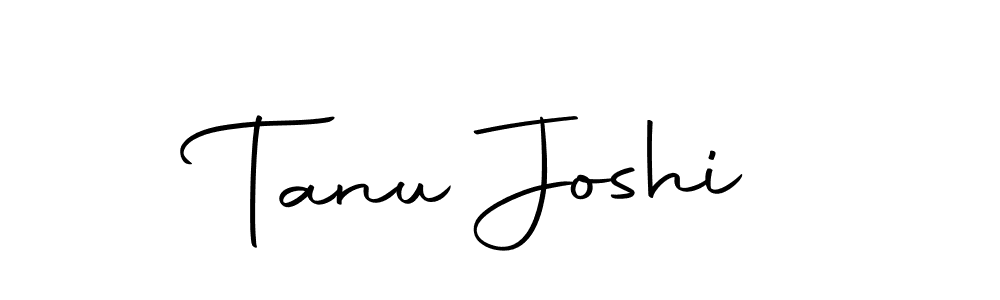 Create a beautiful signature design for name Tanu Joshi. With this signature (Autography-DOLnW) fonts, you can make a handwritten signature for free. Tanu Joshi signature style 10 images and pictures png
