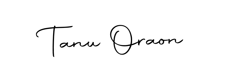 How to make Tanu Oraon signature? Autography-DOLnW is a professional autograph style. Create handwritten signature for Tanu Oraon name. Tanu Oraon signature style 10 images and pictures png