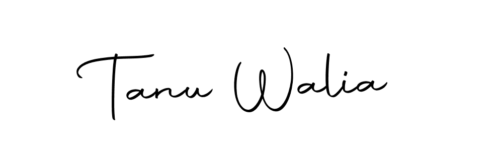 Make a beautiful signature design for name Tanu Walia. With this signature (Autography-DOLnW) style, you can create a handwritten signature for free. Tanu Walia signature style 10 images and pictures png