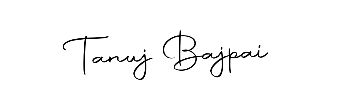 Create a beautiful signature design for name Tanuj Bajpai. With this signature (Autography-DOLnW) fonts, you can make a handwritten signature for free. Tanuj Bajpai signature style 10 images and pictures png