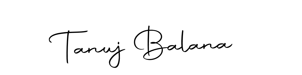 You should practise on your own different ways (Autography-DOLnW) to write your name (Tanuj Balana) in signature. don't let someone else do it for you. Tanuj Balana signature style 10 images and pictures png