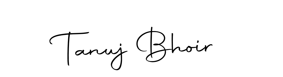 Use a signature maker to create a handwritten signature online. With this signature software, you can design (Autography-DOLnW) your own signature for name Tanuj Bhoir. Tanuj Bhoir signature style 10 images and pictures png