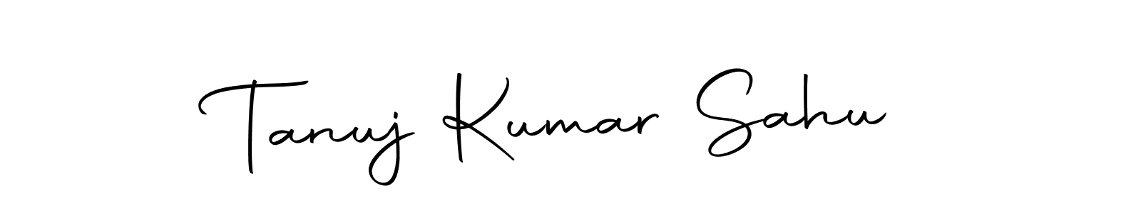 You should practise on your own different ways (Autography-DOLnW) to write your name (Tanuj Kumar Sahu) in signature. don't let someone else do it for you. Tanuj Kumar Sahu signature style 10 images and pictures png
