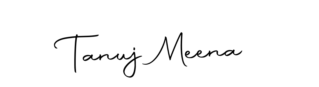 Make a short Tanuj Meena signature style. Manage your documents anywhere anytime using Autography-DOLnW. Create and add eSignatures, submit forms, share and send files easily. Tanuj Meena signature style 10 images and pictures png