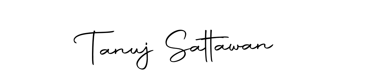 You should practise on your own different ways (Autography-DOLnW) to write your name (Tanuj Sattawan) in signature. don't let someone else do it for you. Tanuj Sattawan signature style 10 images and pictures png