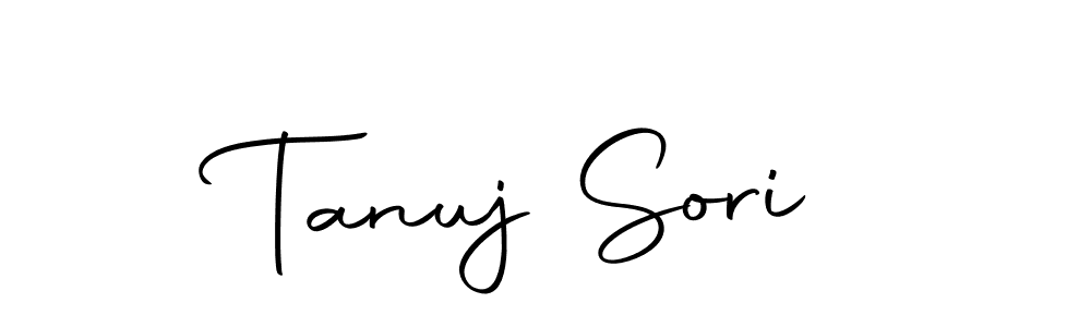 How to make Tanuj Sori signature? Autography-DOLnW is a professional autograph style. Create handwritten signature for Tanuj Sori name. Tanuj Sori signature style 10 images and pictures png