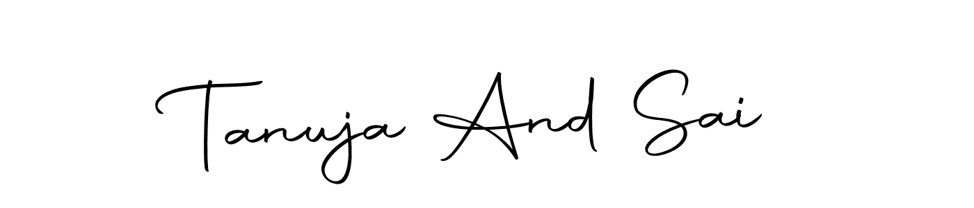 Check out images of Autograph of Tanuja And Sai name. Actor Tanuja And Sai Signature Style. Autography-DOLnW is a professional sign style online. Tanuja And Sai signature style 10 images and pictures png