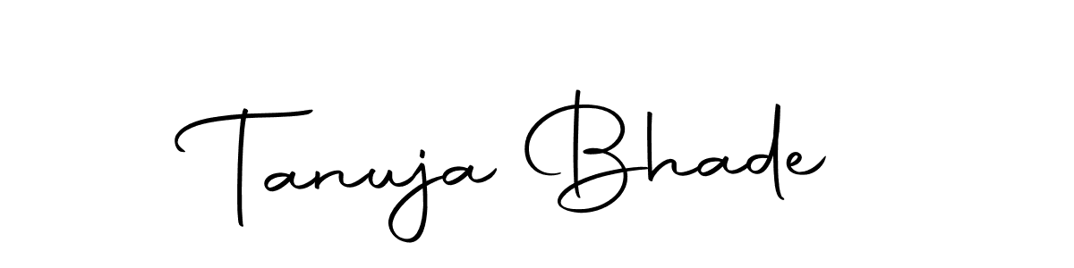 The best way (Autography-DOLnW) to make a short signature is to pick only two or three words in your name. The name Tanuja Bhade include a total of six letters. For converting this name. Tanuja Bhade signature style 10 images and pictures png