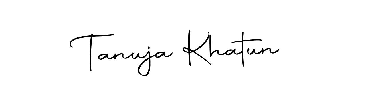 Make a short Tanuja Khatun signature style. Manage your documents anywhere anytime using Autography-DOLnW. Create and add eSignatures, submit forms, share and send files easily. Tanuja Khatun signature style 10 images and pictures png