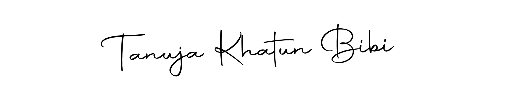 Autography-DOLnW is a professional signature style that is perfect for those who want to add a touch of class to their signature. It is also a great choice for those who want to make their signature more unique. Get Tanuja Khatun Bibi name to fancy signature for free. Tanuja Khatun Bibi signature style 10 images and pictures png